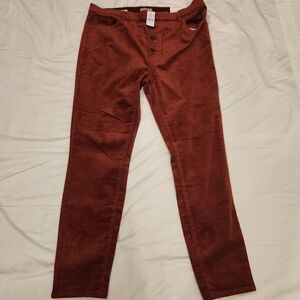 Loft highrise skinny corduroy pants